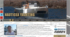 Desktop Screenshot of nauticeayachting.fr